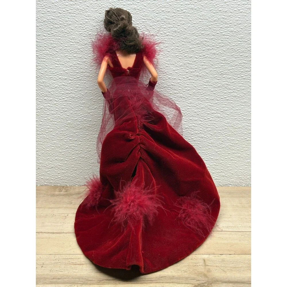 Vtg 1994 Mattel Barbie Doll Scarlett O'Hara Gone With The Wind Red Dress